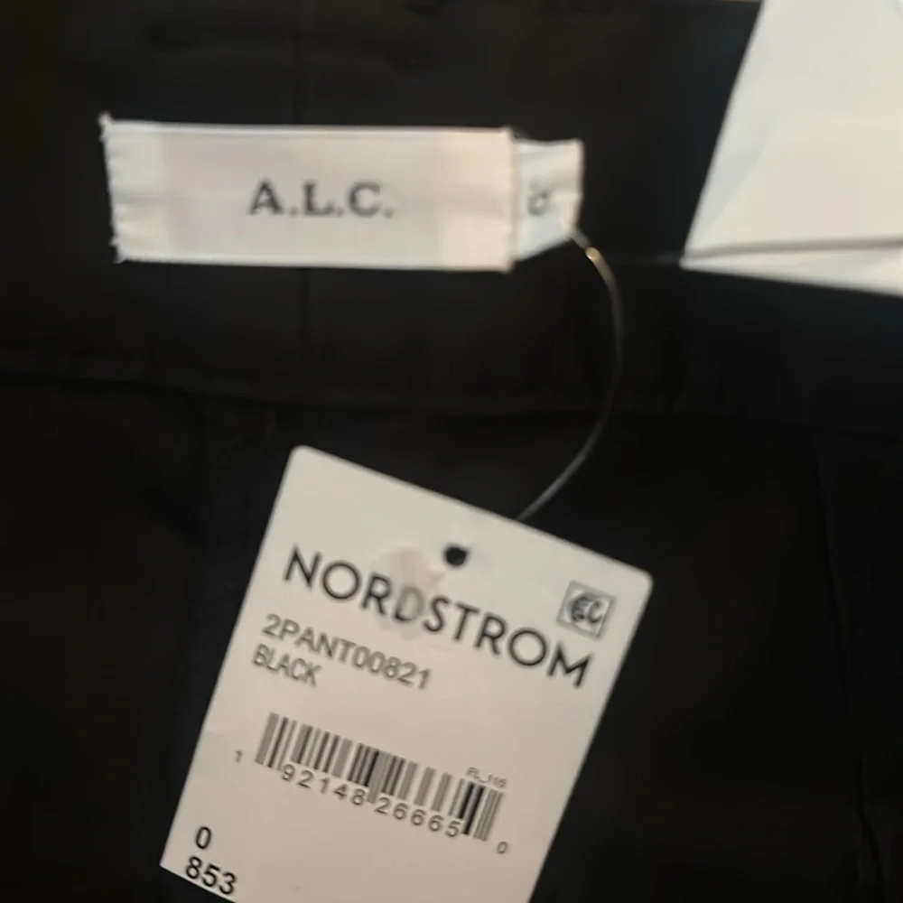 NWT A.L.C. Halston Pants in Black Size 0 - Picture 7 of 11